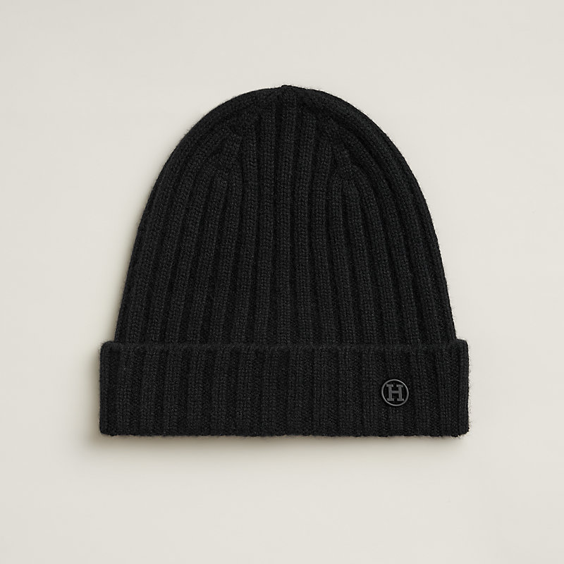 H Loop beanie - Black | Hermès UK